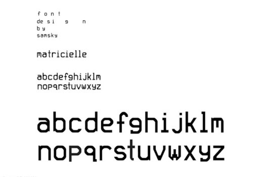 Police de caractère – Typographie