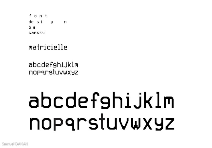 Police de caractère – Typographie