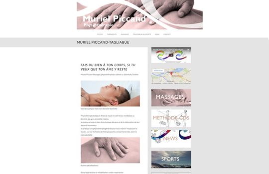 Site web physiothérapeute Genève